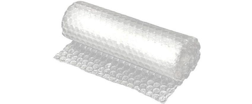 Bubble wrap to pack tiny parts and nuts of toys