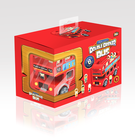 Double-sided toy window packaging