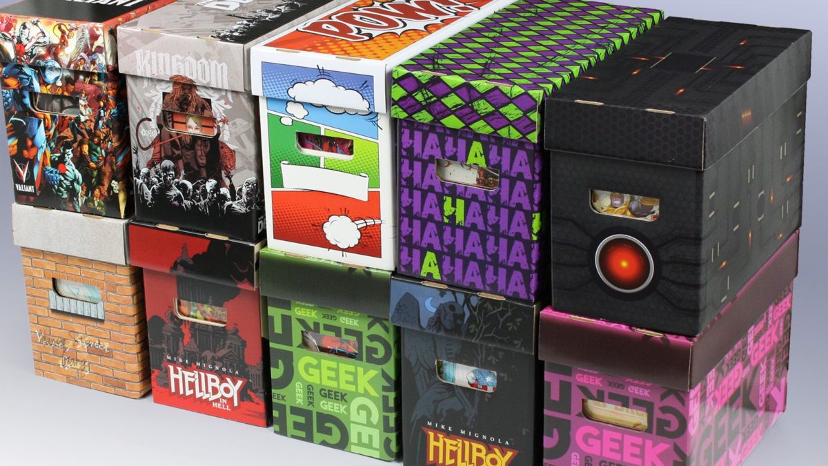 Comic Book Storage Boxes Designs