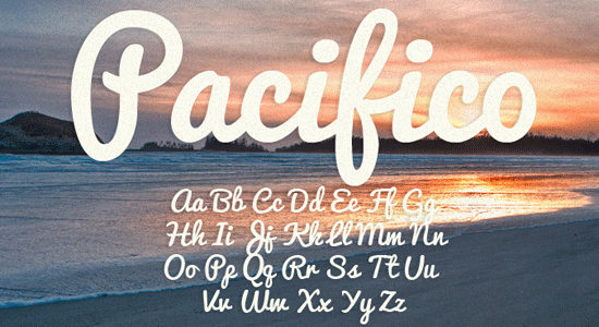 Pacifico font