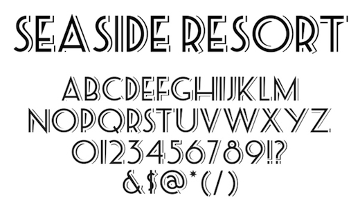 Seaside Resort FONT