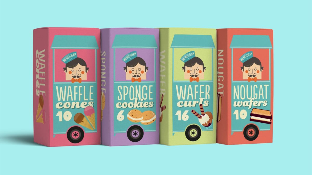 paperboard made ice cream packaging