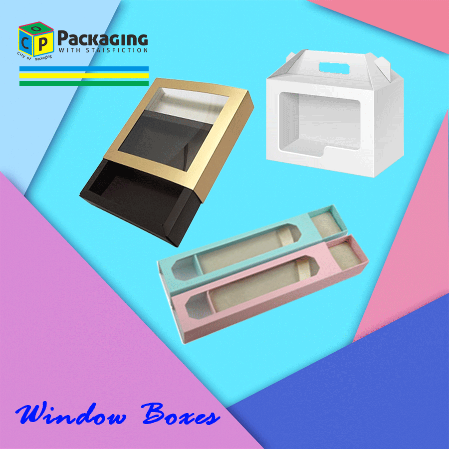 Five Styles Of Window Boxes For The Packaging Of P